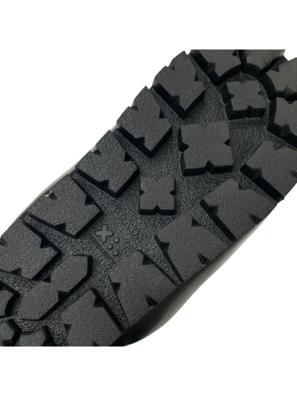 Prada Sandals Shoes Leather Black Triangle Logo Padded Nappa Sabot Mule - Picture 8 of 10